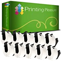 10x Compatible DK-11201 29mm x 90mm Etiquetas de dirección (400 Etiquetas por Rollo) para Brother P-Touch QL-500 550 570…